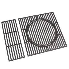 GFTIME Gusseisen Grillrost 41,5 x 59cm für Enders Chicago 3, Switch Grid Rost-in-Rost System für Enders Chicago 3, Grillrost Ersatzteile