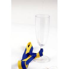 Champagneglas med band - Transparent