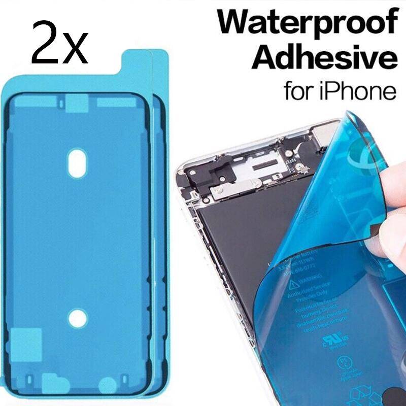 2 st Vattentät Ram Ramlist Tätningstejp Klisterlim LCD-skärm För iPhone SE2020 8 6s 7 Plus X XR Xs max 11 12 mini pro max