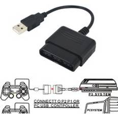 Spelkontrolladapter portabel usb-speltillbehör kabel omvandlare pc-stöd till för ps3 to pc 20cm kablar