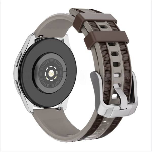 Silikonarmband kompatibelt med Huawei GT6 och GT6 Pro, hudvänligt 22mm ersättningsband för vardag, träning och pendling coffee