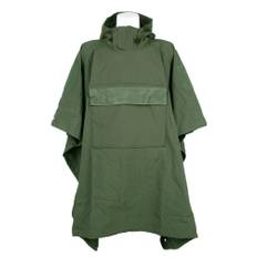 Fostex Softshell Regnponcho Oliv, Grön