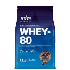 Whey-80 Vassleprotein Belgian Chocolate 1kg