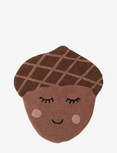 OYOY MINI Acorn Rug - Kids home - MUTI / brown