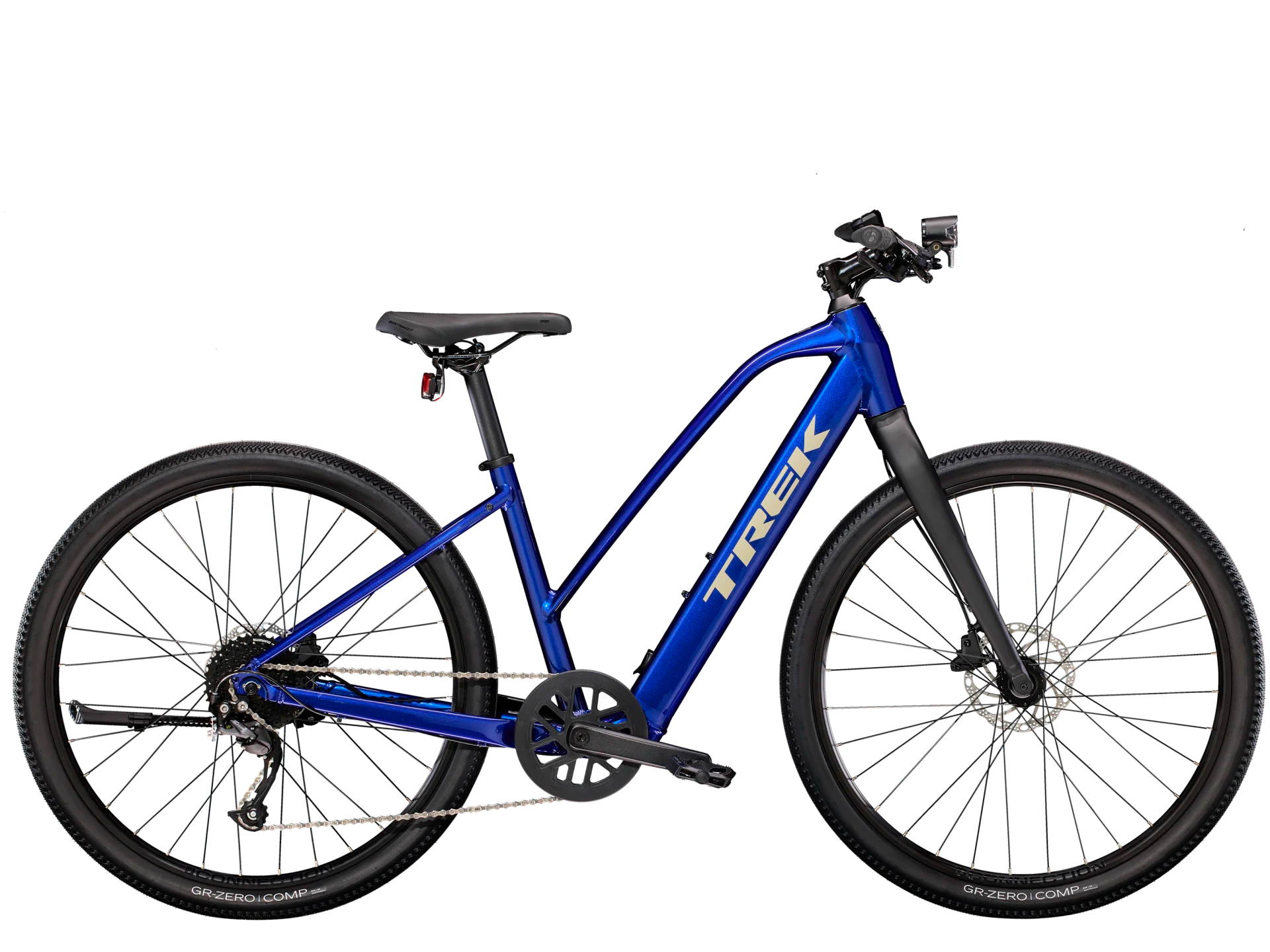 Trek Dual Sport+ 2 250Wh Elcykel Dame - L / Hex Blue