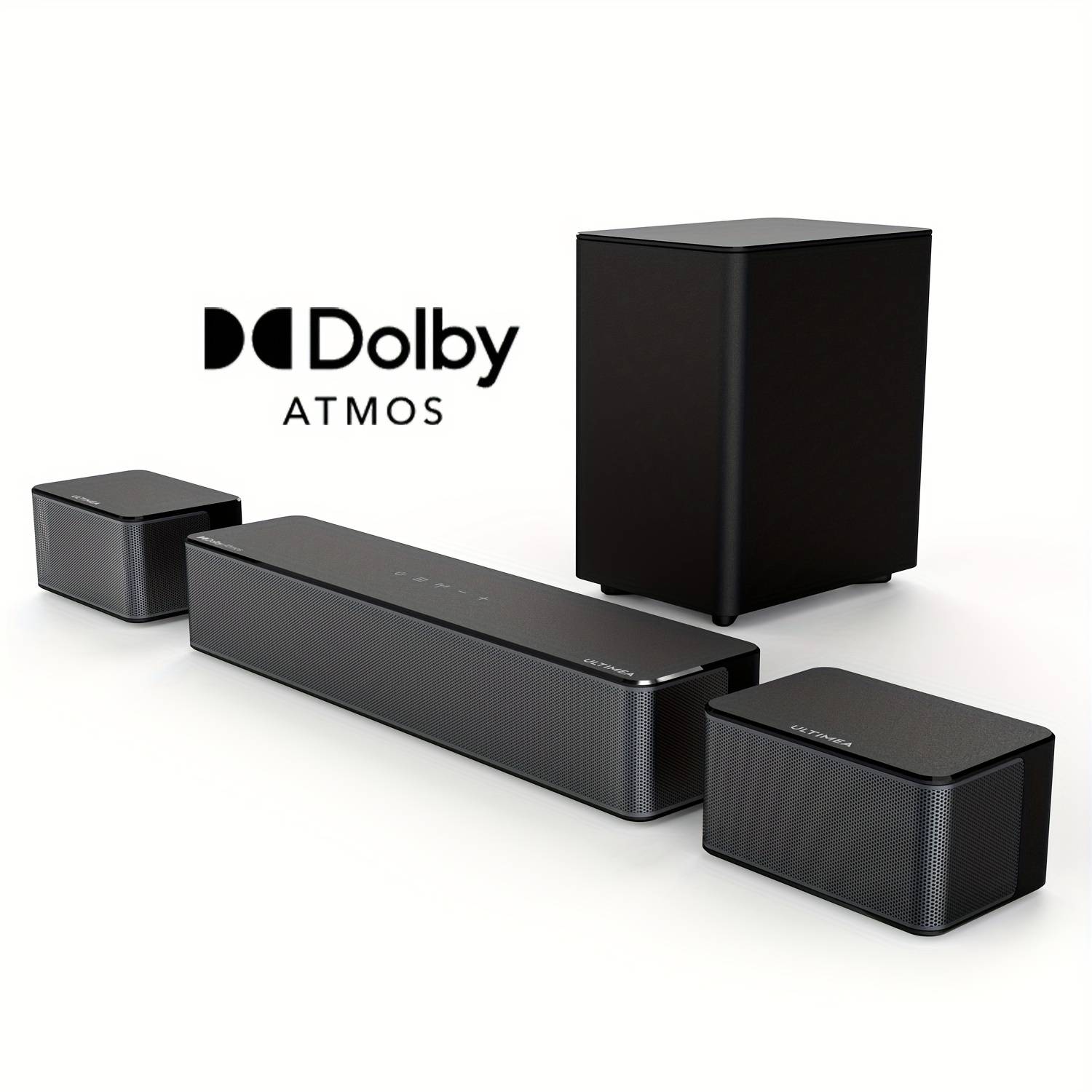 Ultimea 5. Bar For Smart Tv With , 450w Power Surround Sound System, , Adjustable Surround Speakers, For Tv & Home Theater