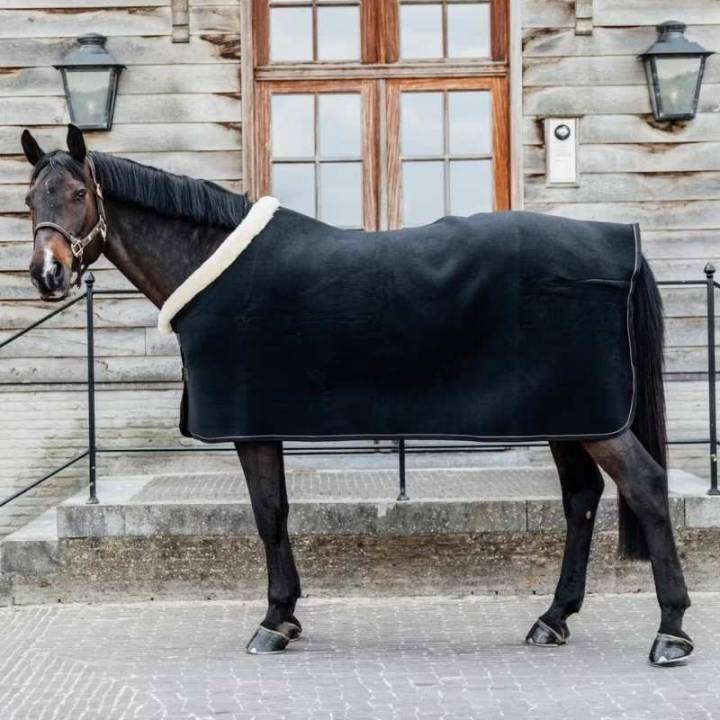 Tävlingstäcke Heavy Fleece Svart (125)
