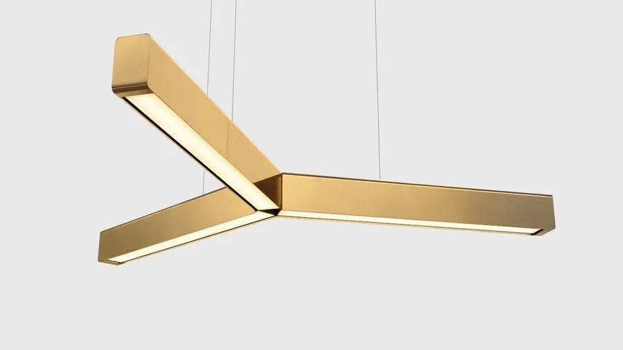 Y Model pendel fra Anour Poleret messing - Jacobsen Plus