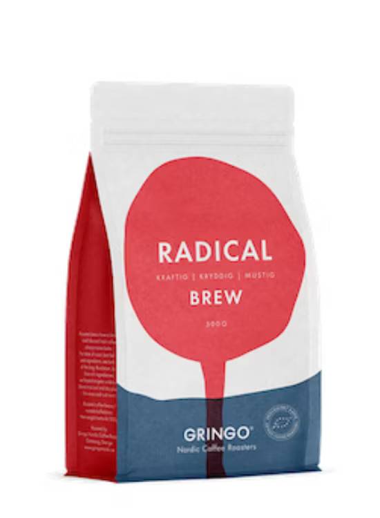 Gringo Radical Brew kaffebönor 500g