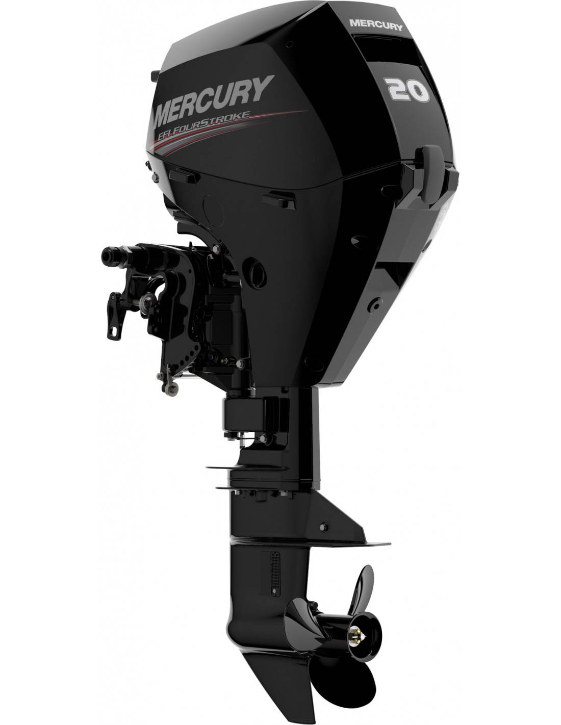 Mercury 20HK EPT EFI Utombordare, Elstart, Power Tilt, rattstyrning, 4-takt, Kort /...