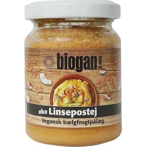 Linsepostej Biogan 115 g Ã¸kologisk