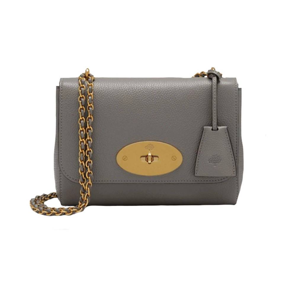 Mulberry Charcoal Lily Skuldertaske - Tasker - Dame - Grå - ONE SIZE - Uld