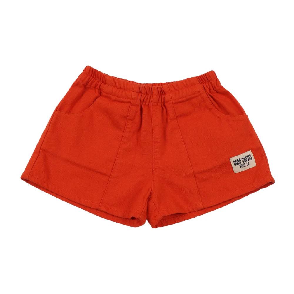 Bobo Choses Bermuda Since 09 - Kids - unisex - Orange - 74 CM - Bomuld
