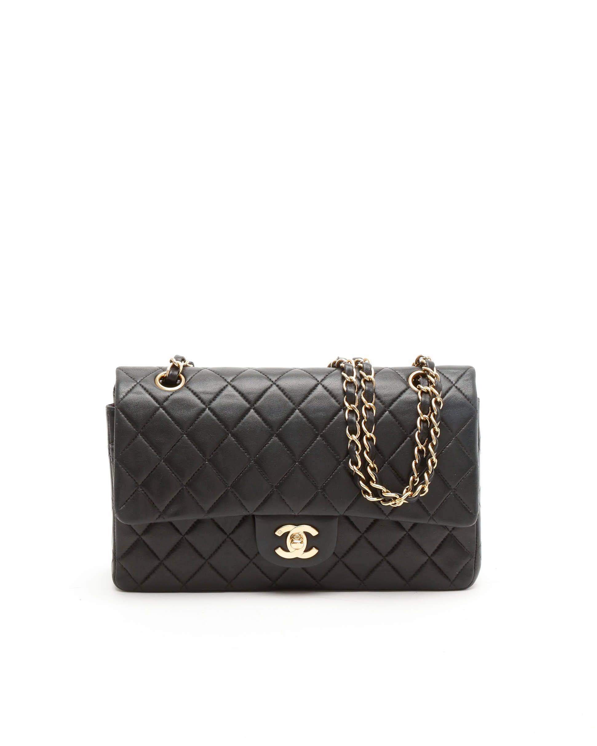 Chanel Classic Medium Double Flap Bag - Black (One Size)