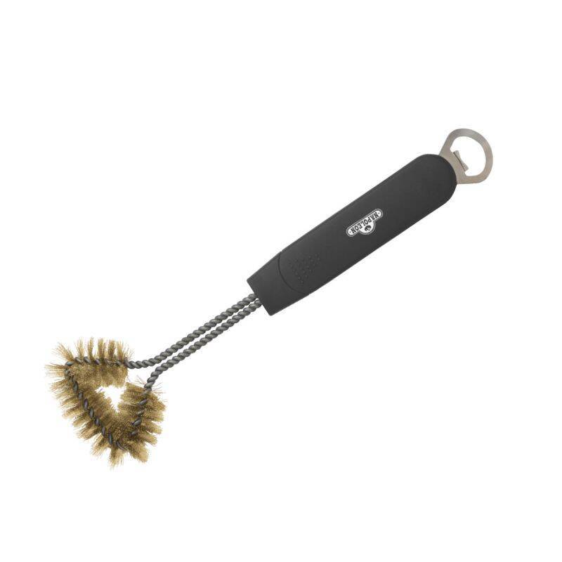 Napoleon 3-sidet grillbørste med messingbørster | 31 cm