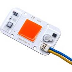 1 st led cob 110v 220v chip växer kallt vitt ljus 20w 30w 50w vit belysning utan justerbar svetsning diy belysning - Fullspektrum växt / 50w 220v