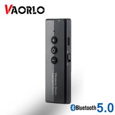 VAORLO 5.0 trådlös Bluetooth-adapter Ljudmottagare och sändare 3 i 1 för PC TV-bil med 3,5 mm jack miniadapter svart