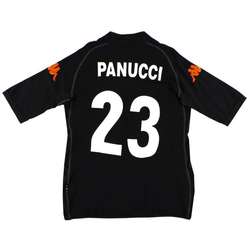2002-03 Roma Away Shirt Panucci #23 XL