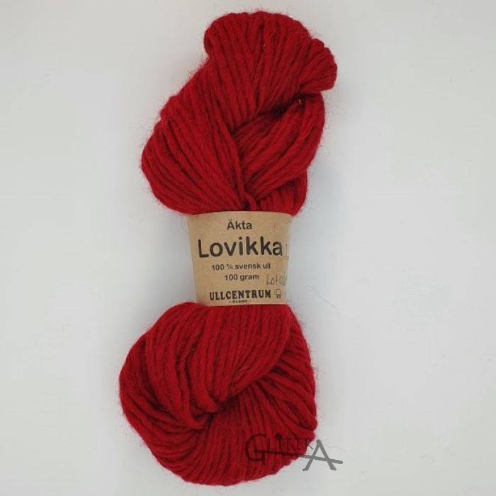 Ullcentrum Lovikka 100g - Ullcentrum Lovikka Mörkröd 1102 - UllcentrumLovikkaMörkröd1102