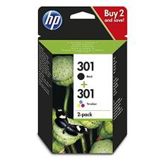 HP Multipack 301 Schwarz + Farbe (2 Patronen) Envy 4500