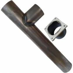 T-rökrör Ø150mm + stos med packning / Pelletspanna - Combifire / Janfire Integral