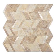 Mosaik Självhäftande Vinyl Stoneoptic Limestr 29X28Cm
