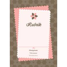 Kapaskiva i A1-format - Rosa - Scrapbook - Komik