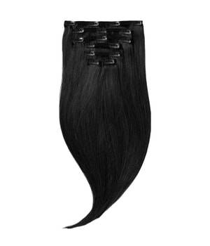 Rapunzel of Sweden Classic Clip-ins Straight / Medium Volume / 7 pieces 1.0 Black 40 cm Hår-extensions 100 g