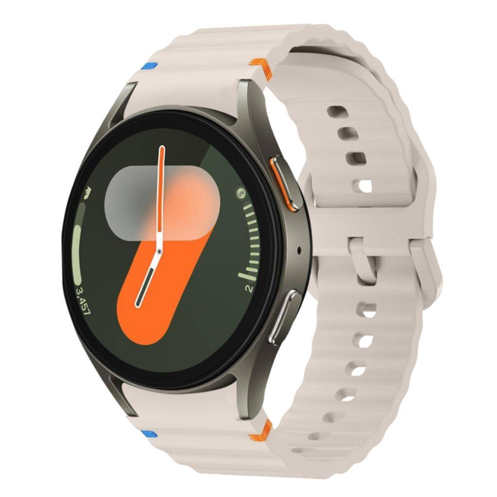 Samsung Galaxy Watch7 44mm/40mm Klockarmband Silikon – Beige