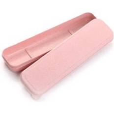 B&#xE4;rbar porslin f&#xF6;rvaringsl&#xE5;da milj&#xF6;v&#xE4;nlig bestick picknick &#xE4;tpinne sked beh&#xE5;llare resebestick fodral matservis - B -21cm