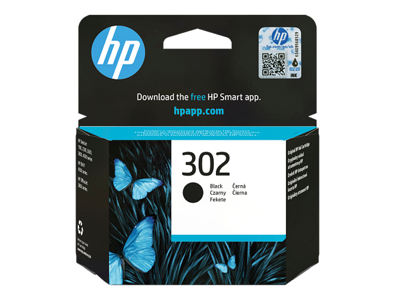 HP 302 Black Original Ink Cartridge