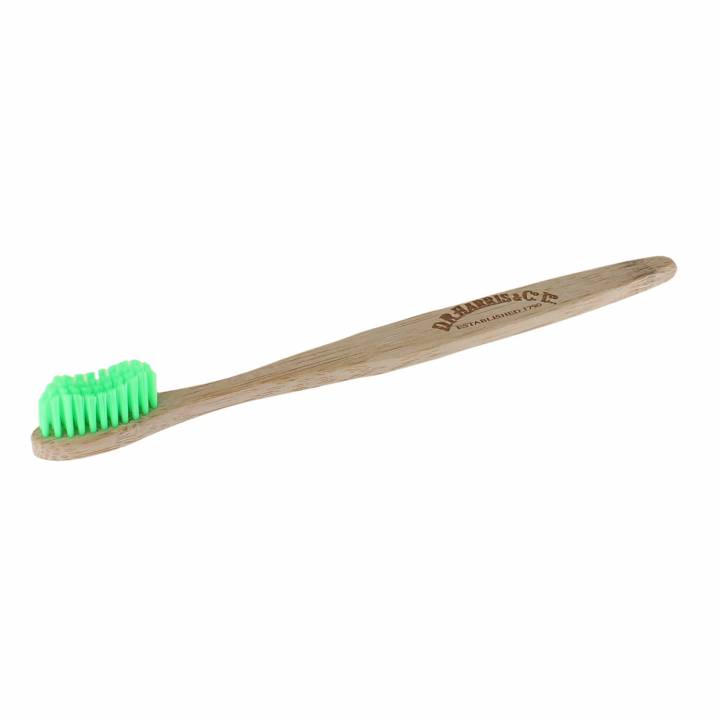 D.R Harris - Light Green Bristle Biodegradable Bamboo Toothbrush