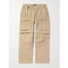 Nike - ACG Smith Summit Convertible Stretch-Shell Cargo Trousers - Men - Neutrals - S