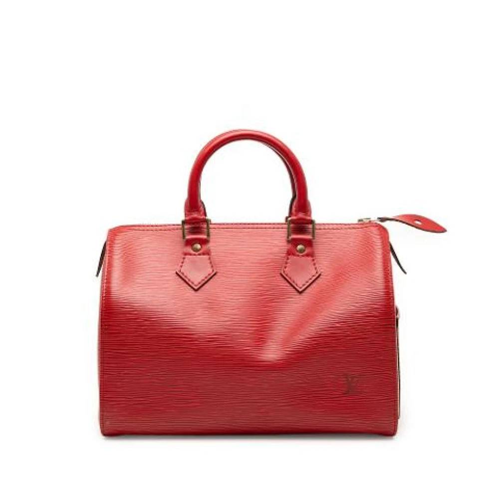 Louis Vuitton Vintage Pre-owned Laeder louis-vuitton-tasker - Vintage - Dame - Rød - ONE SIZE -