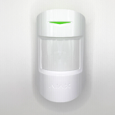 Ajax CombiProtect Rörelsesensor + Inbyggd glaskrossdetektor Vit