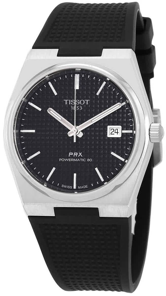 Tissot Herreur T137.407.17.051.00 PRX Sort/Gummi Ø40 mm