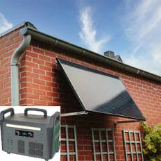 Solpanelspaket 230V med 420W Solpanel, 3600W EPEVER® Powerstation inklusive ledning  till stuga m.m. off grid