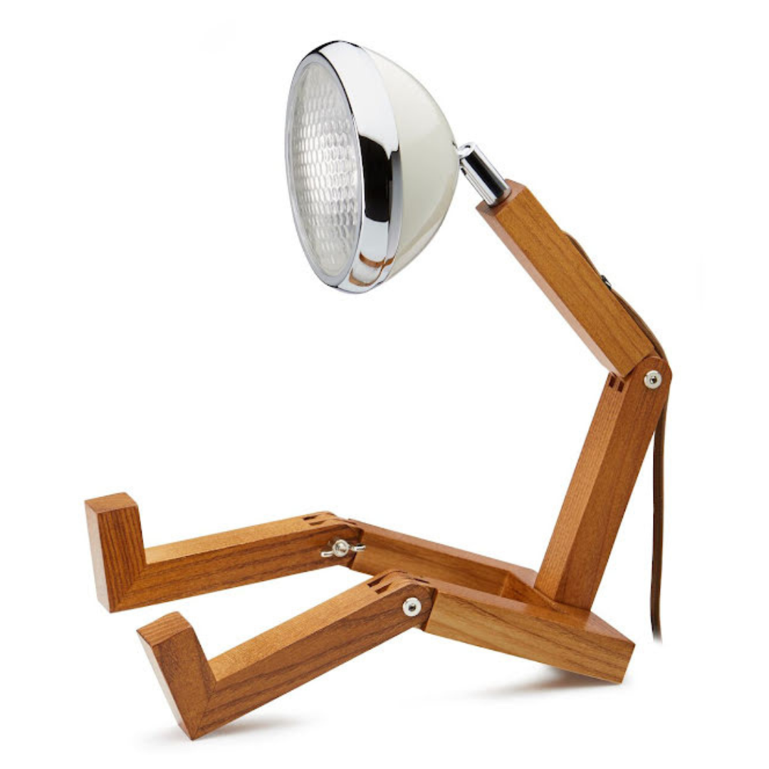 BORDSLAMPA MR WATTSON - MÄSSING/MATT SVART