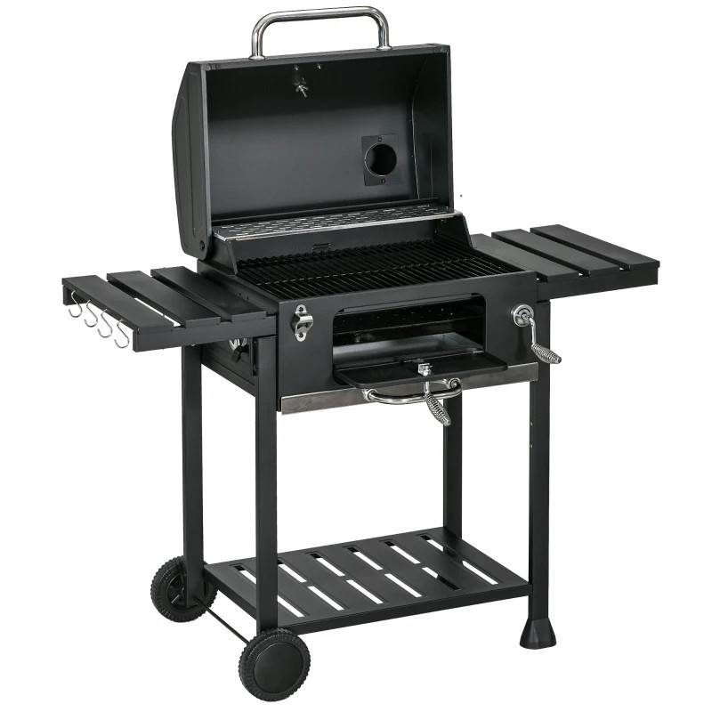 Charcoal BBQ Grill Smoker