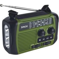 Sinox Bluetooth nødradio Dynamo- og solcelle-radio