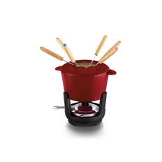 Fondueset 1,1L Röd