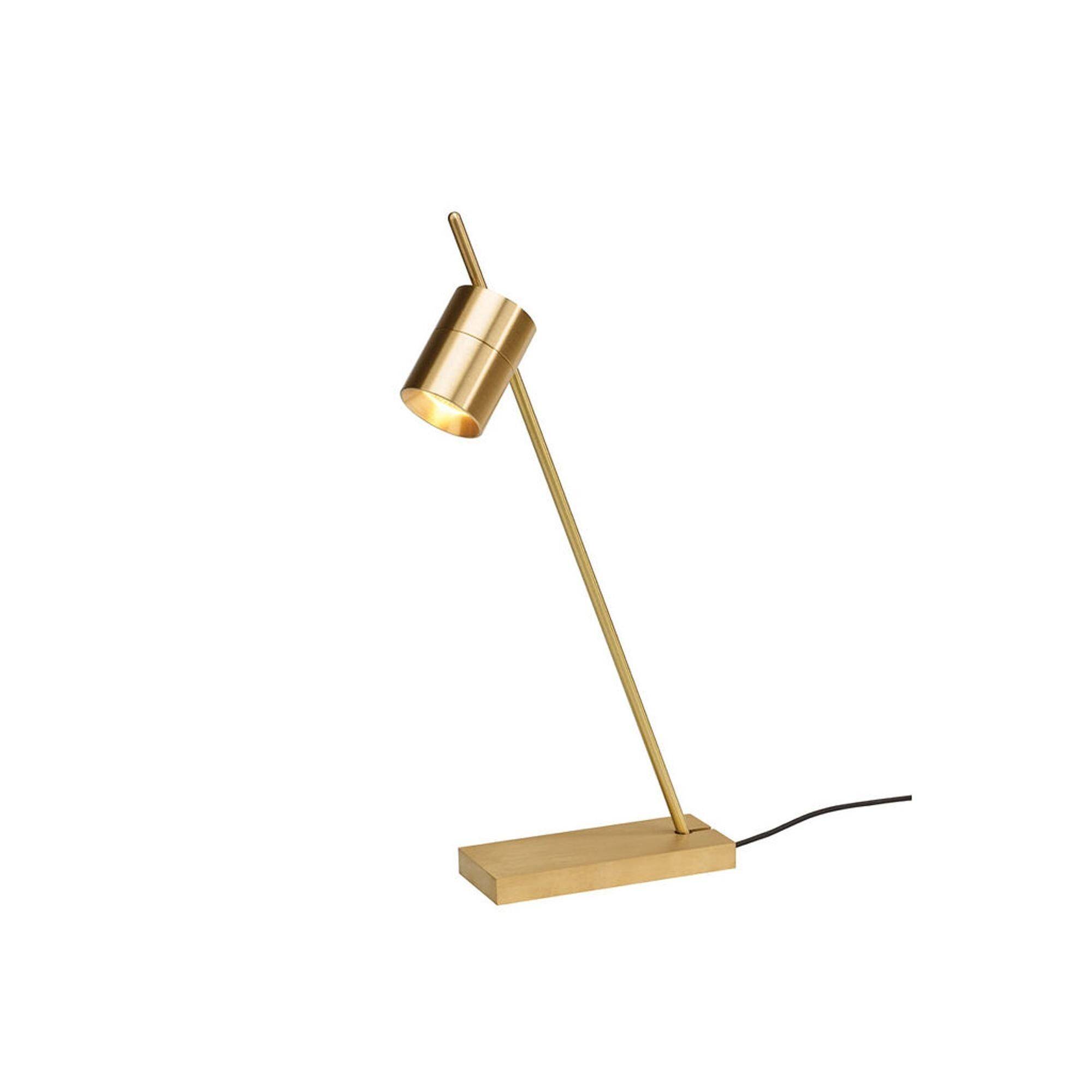 Trizo 21 Aude-Table Bordlampe Messing.
