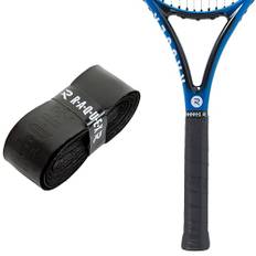 Raquex Enhance Ersatz-Griffband: Griffband geeignet für Tennis-, Padel, Badminton- und Squashschläger. 14 Farben. Hochwertiges, selbsthaftendes Griffband für Tennisschläger (Schwarz, 1 Griffband)