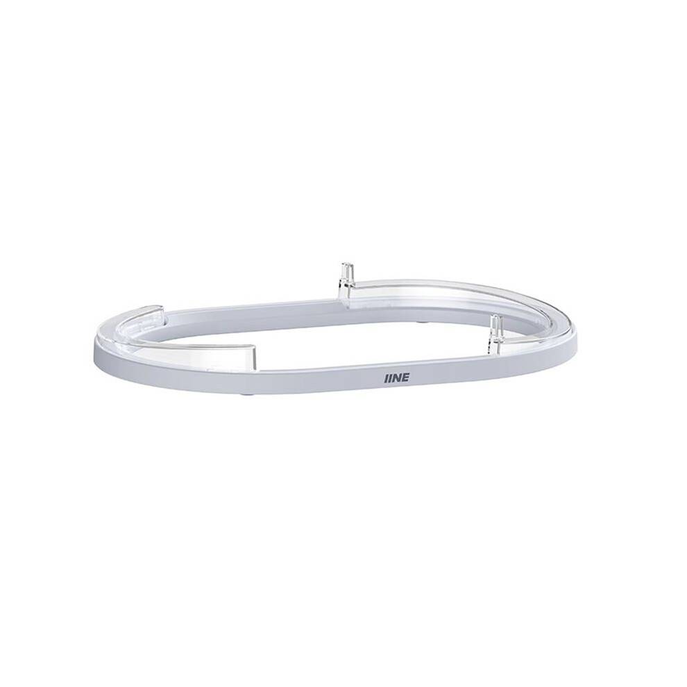 IINE Horizontal Stand for PS5 Slim Console for Disc & Digital Editions Easy Installation Anti-Slip Anti-Drop Design