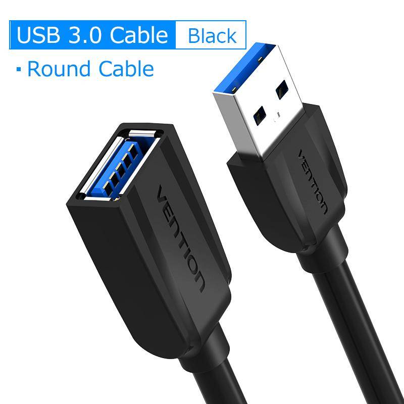 Vention USB-förlängningskabel USB 2.0 3.0 förlängningskabel för dator-TV 1m 2m 3m 3M
