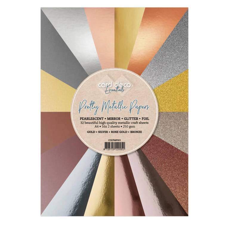 Metallic Papper - Mix - A4 - 32st