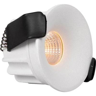 Optic deep XS accentarmatur, LED, 4W, 2700K, CRI >95, 230 lm, IP44, hvid Ral9016