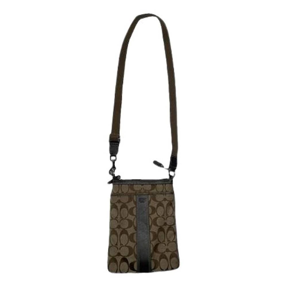 Coach Pre-owned Pre-owned Fabric Skuldertaske - Vintage - Dame - Brun - ONE SIZE - Uld
