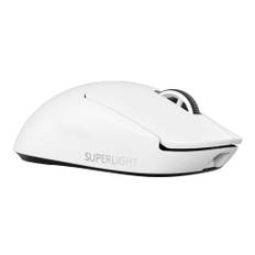 Logitech G PRO X SUPERLIGHT 2 - Mus - gaming - optisk - 5 knappar - trådlös - 2.4 GHz - USB Logitech LIGHTSPEED-mottagare - vit