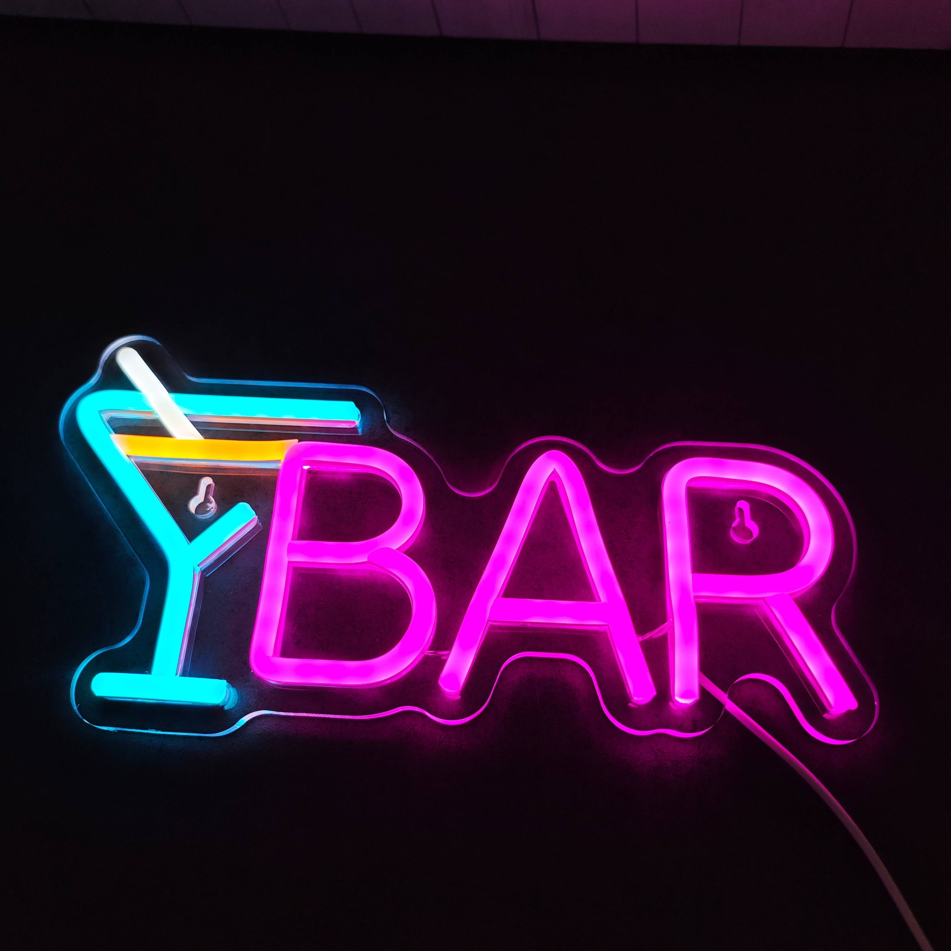 Bar Neon Signs for Wall Decor Led Bar Lights for Bedroom Room Decor Aesthetic Suitable for Living Room Bistro Man Cave Party